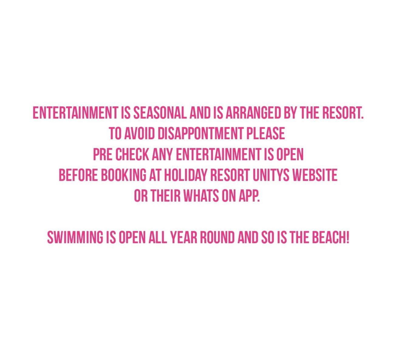 A22 Unity Beach Holiday Resort Unity Brean Sleeps 8 People 3 Bedrooms 1 Pet Stays Free Berrow Extérieur photo